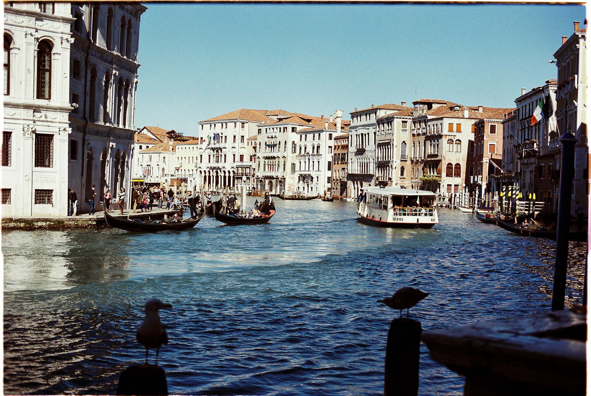 Grand Canal Venice Italy Agfa Vista 100 expired