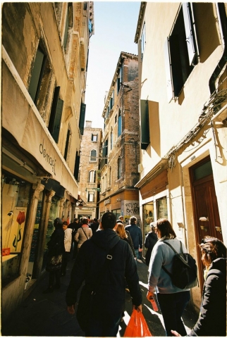 Streets in Venice film photography