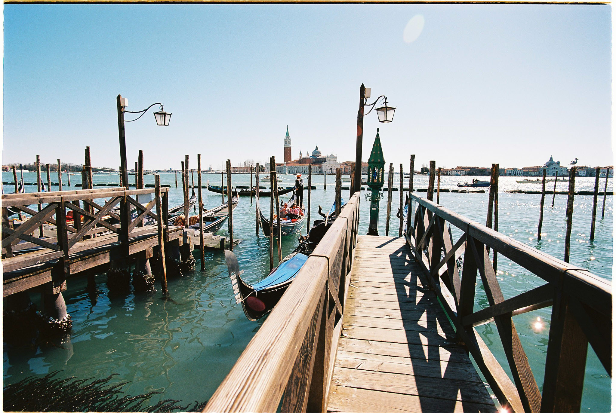 Venice port analog photography