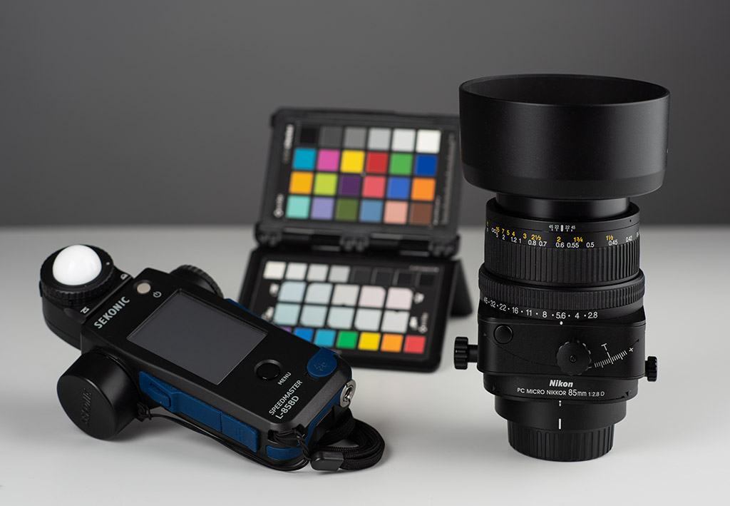 Sekonic L858D X-rite Nikon Nikkor PC 85mm F2.8D